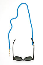 Load image into Gallery viewer, Turin: necklace and chain for men&#39;s glasses in cotton and steel elements
