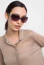 Load image into Gallery viewer, Florence: 24K gold plated necklace and glasses chain

