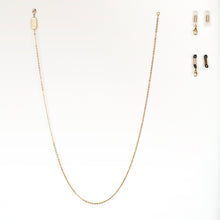 Carica l&#39;immagine nel visualizzatore di Gallery, Firenze: collana e catena per occhiali placcata oro 24K

